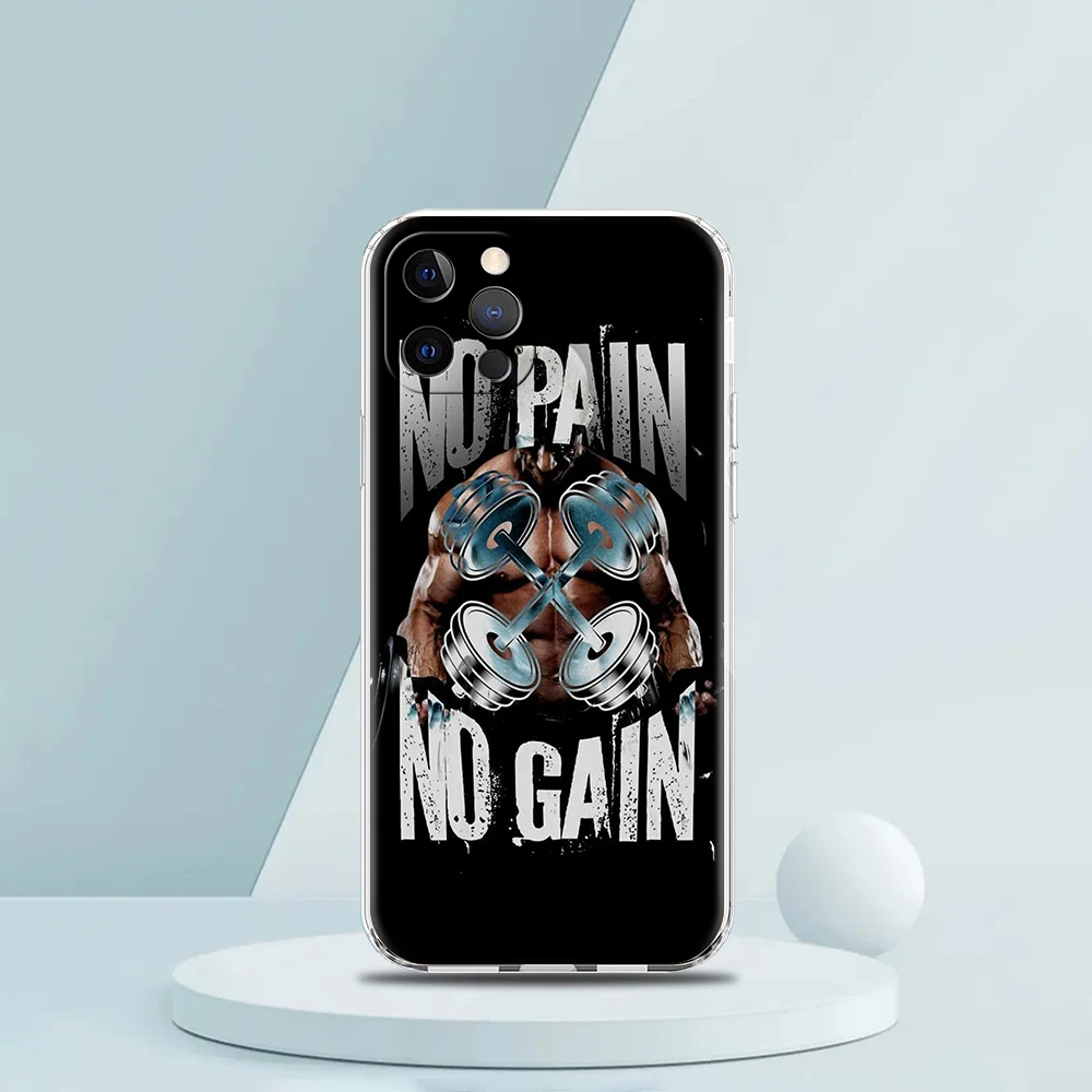 Barbell Deadlift Fitness Handyhülle für iPhone 16 15 14 13 12 Pro Max Transparent Weich für iPhone 11 Pro Max 7 8 Plus XS XR Taschen – Detail 8