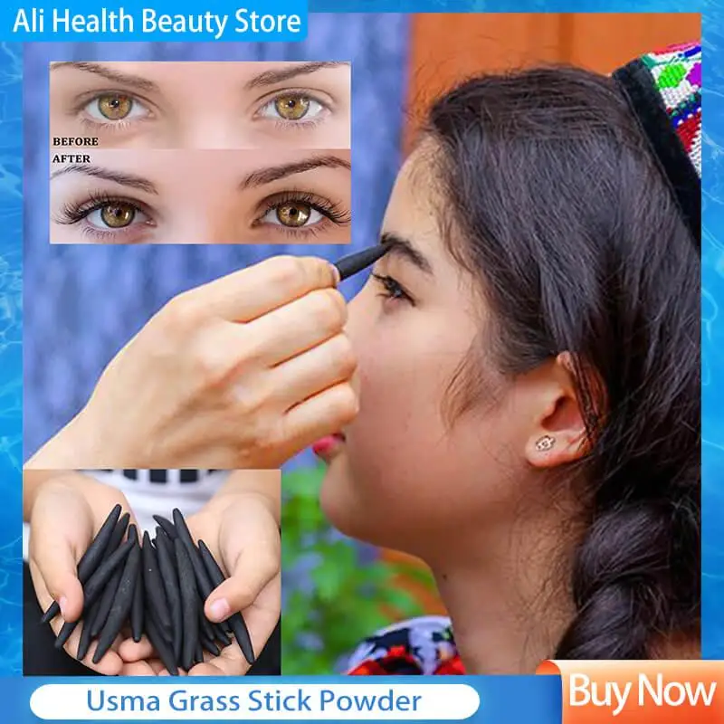 1pcUsmaGrassStickPowderGrowthHairlineMascaraUsmanBlackHair