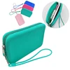 1PCS Square Silicone Cosmetic Storage Bag Travel Makeup Brush Holder Portable Digital Storage Bag Waterproof Case 1