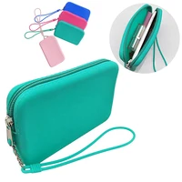 1PCS Square Silicone Cosmetic Storage Bag Travel Makeup Brush Holder Portable Digital Storage Bag Waterproof Case 1