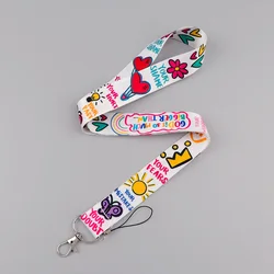 Inspirational Quotes Multipurpose Lanyard for ID Badges and Accessories (1)