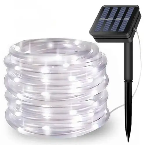 300LED Solar Rope Strip Light Outdoor Waterproof Fairy Light Strings Christmas Decor for Garden Lawn Tree Yard Fence Pathway - Image 9