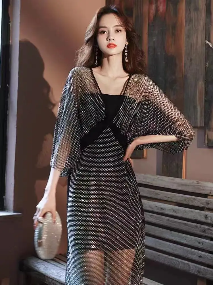 유리 모조 다이아몬드 메쉬 아플리케 원단, 봉제 탄성 블링 크리스탈 트림, 할로우 테이프 네트, 드레스 의류 헤드 스카프용