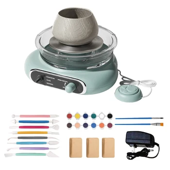Mini Pottery Wheel, Kit Pottery Clay 1