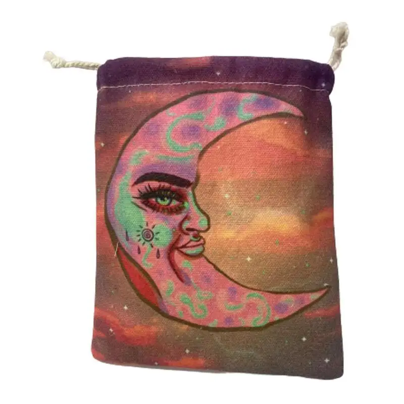 

Tarot Cards Holder Bag Tarot Bag Storage Organizer Velvet Crystal Pouch Holder With Drawstring Travel Gift Bag For Runes Tarot &