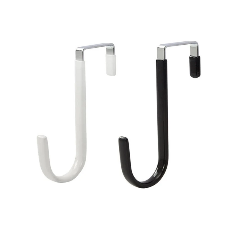 

6pcs Over the Door Hooks 6pcs Door Hanger Hooks with Rubber Prevent Scratches Heavy Duty Organizer for Bathroom Kitchen Room
