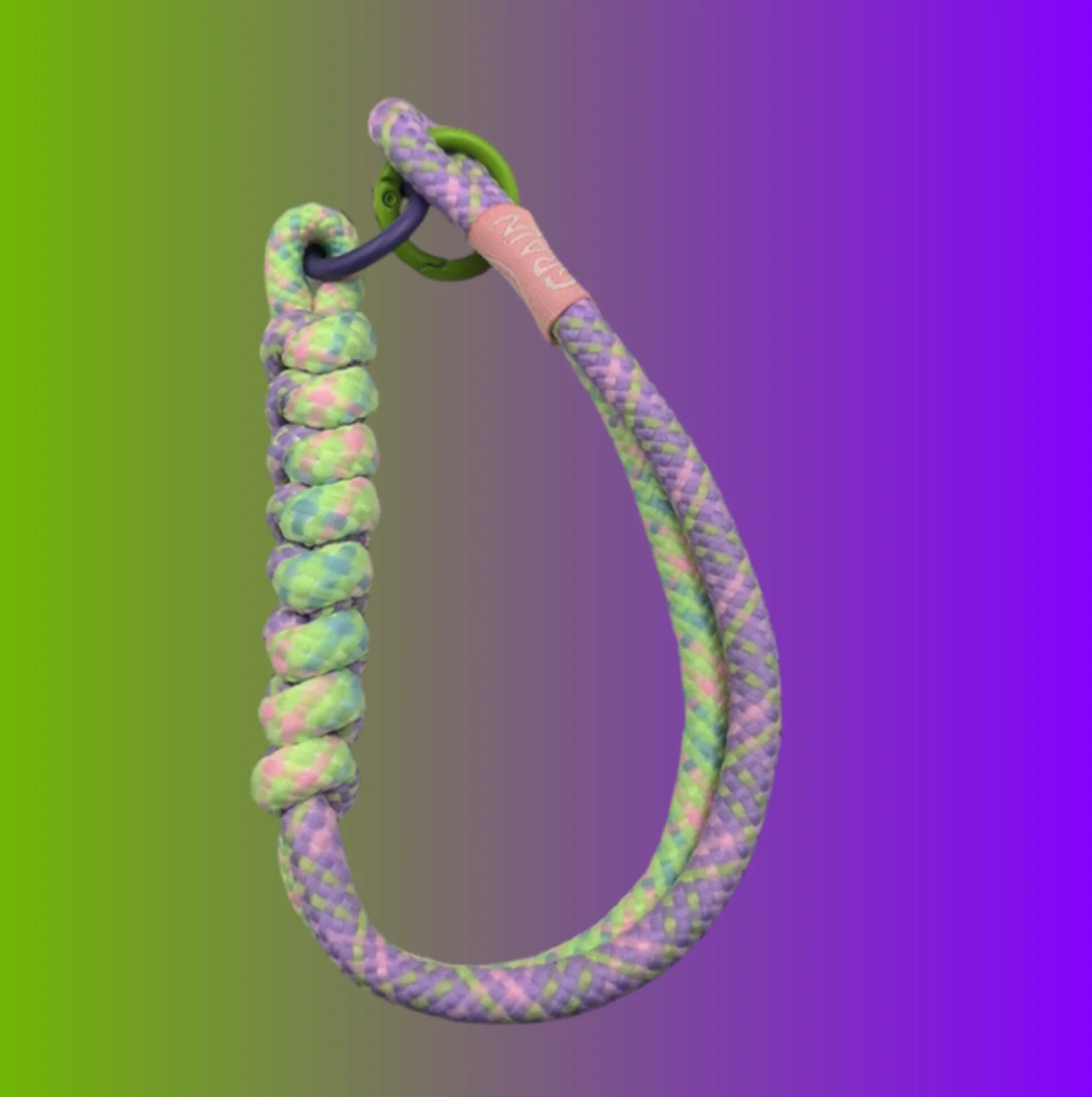 Multi-Color Woven Wrist and Phone Strap with Climbing Buckle