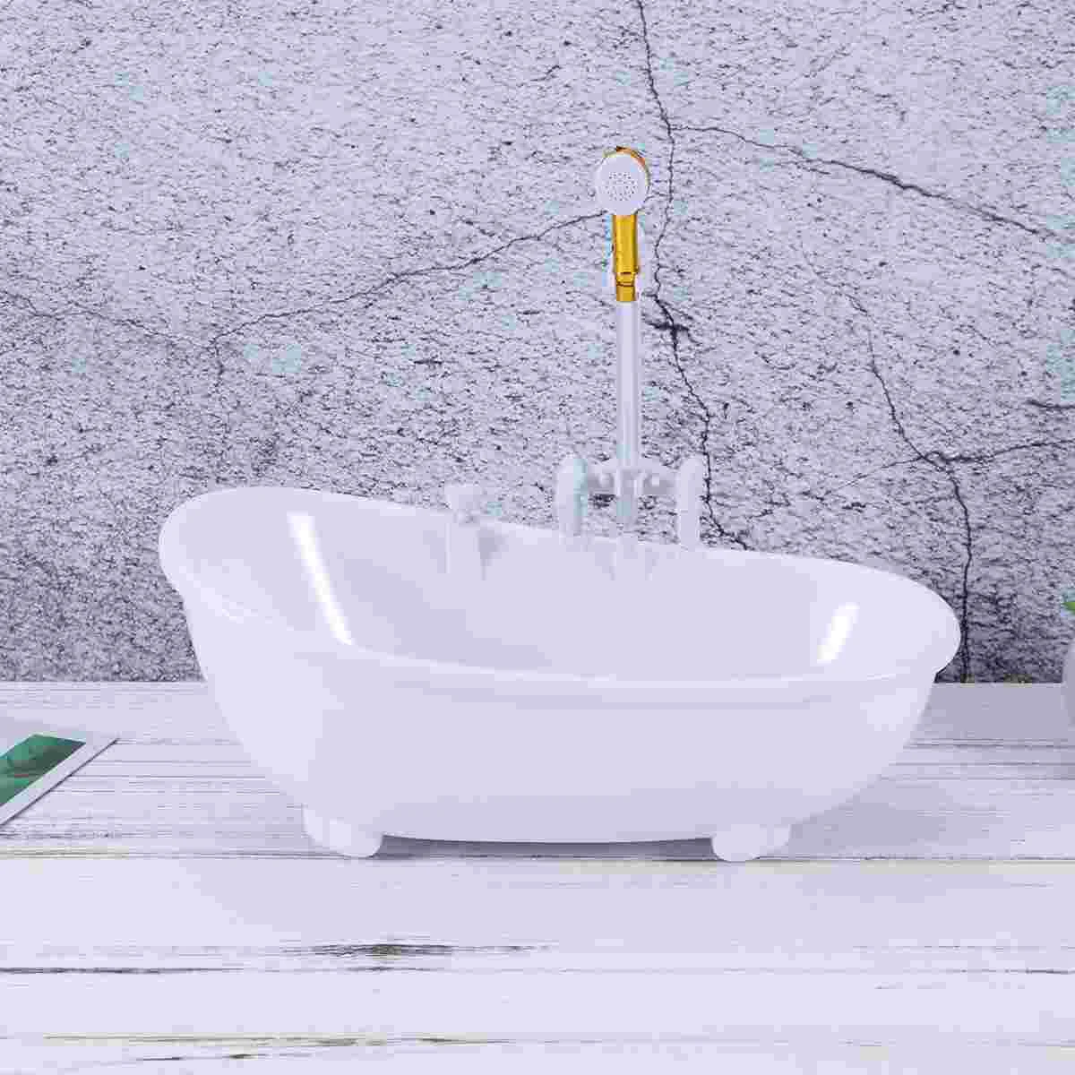 

Outdoor Toys Bathing Tub Miniature Swimming Pool Shower White Bucket Child