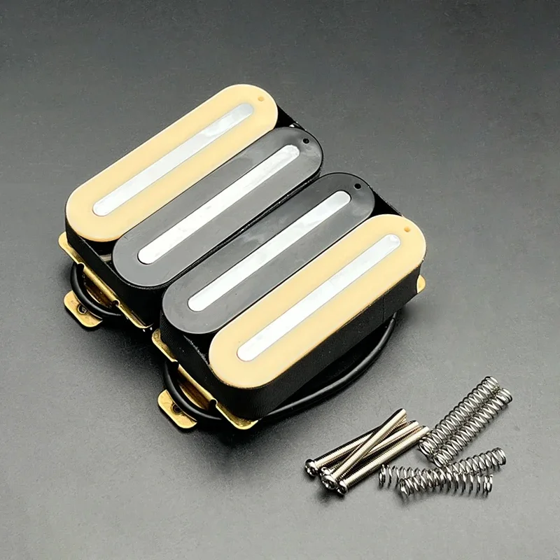 ハムバッカーピックアップ付きデュアルレールエレキギター,スーパー