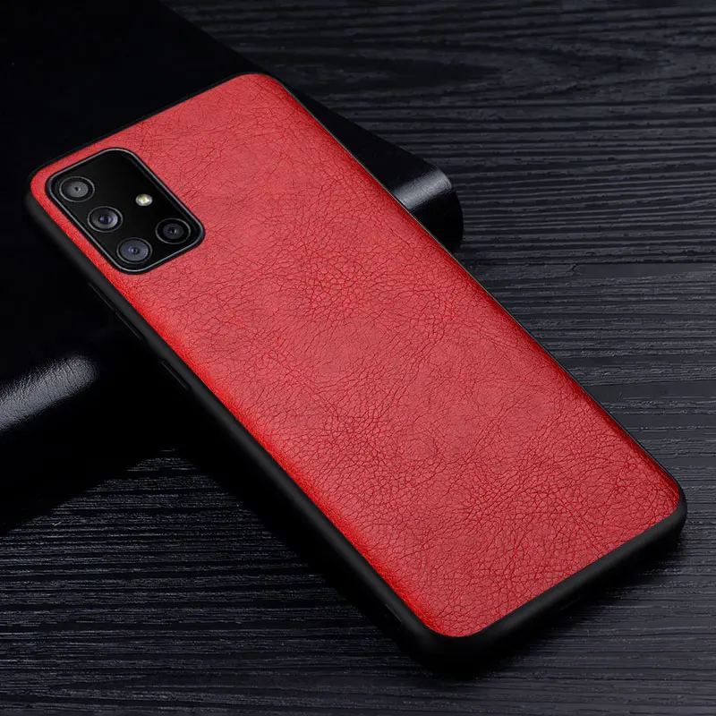 Fashion PU Leather Phone Case for Samsung Galaxy A51 A52 5G A71 A72 A50 A32 A12 M31 S8 S9 S10 Note 20 10 Plus Premium Back Cover silicone case samsung