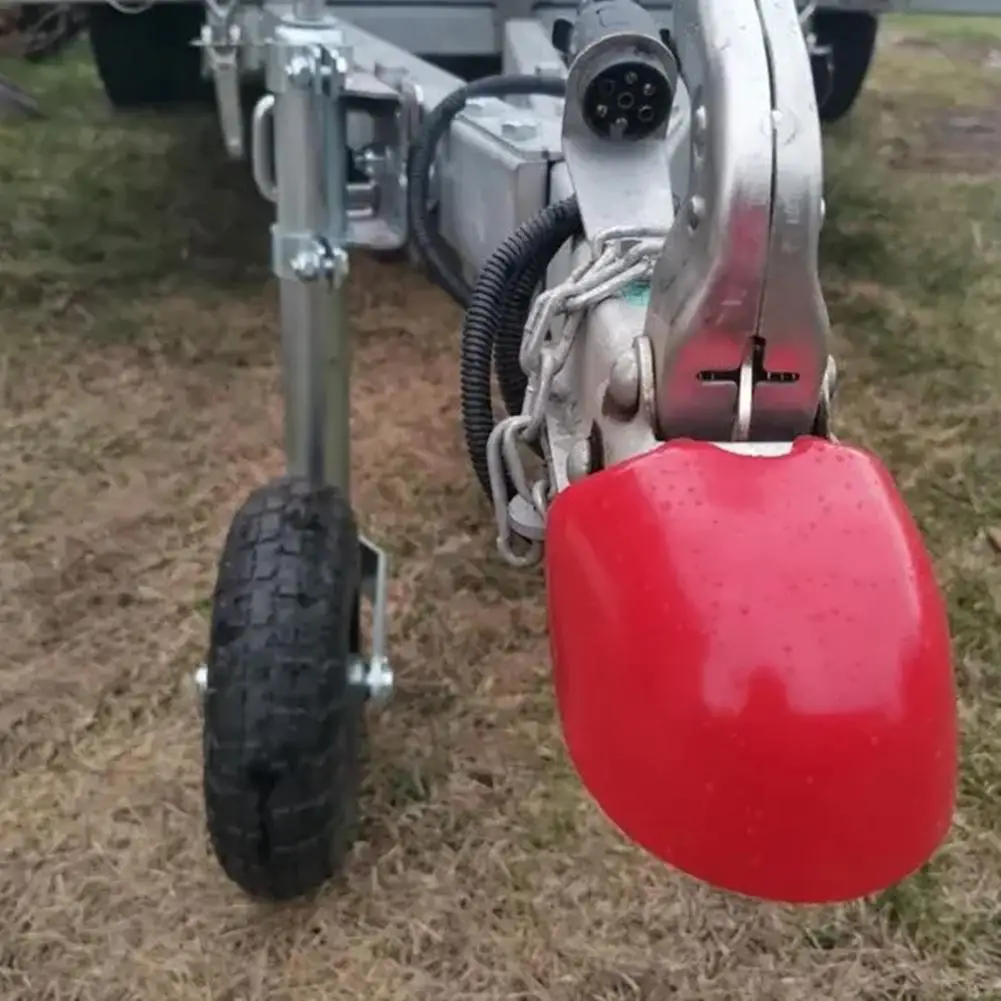Para remolque RV modificación conector cubierta de bola tapa protectora tapa roja de plástico piezas accesorios para car