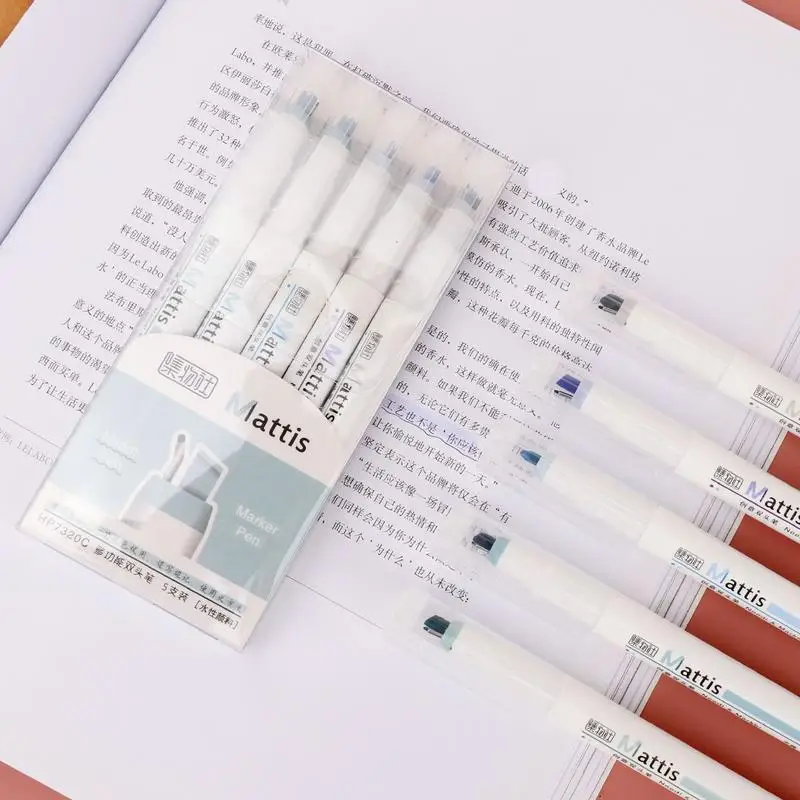 형광 페인트 마커 양면 하이라이터 펜, 내구성 있는 컬러 펜, 밝은 페인트 마커, 예술 공예 스크랩북용
