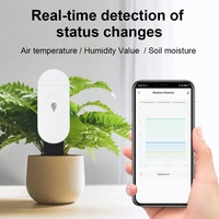 Zigbee Temperature Humidity Moisture Detector Smart Soil Tester Moisture Sensor Phone App RealTime Monitor for Home Garden - Image 2