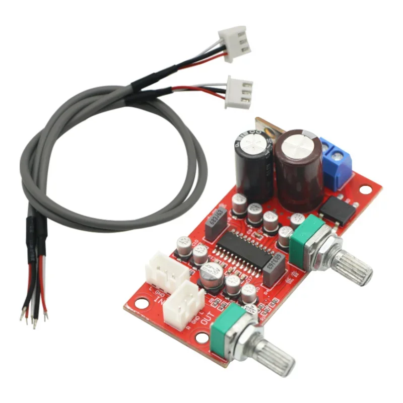 BA3884 Tone Amplifier Preamplifier Board BBE Sound Effect Exciter Treble Bass Volume Control Module
