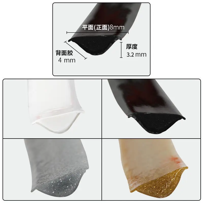Description Picture 4 of item5M/roll Self Adhesive Ceramic Tile Tape Kitchen Sink Gap Mildewproof Tape Bathroom Toilet Stickers DIY Home PVC Decorative Lines