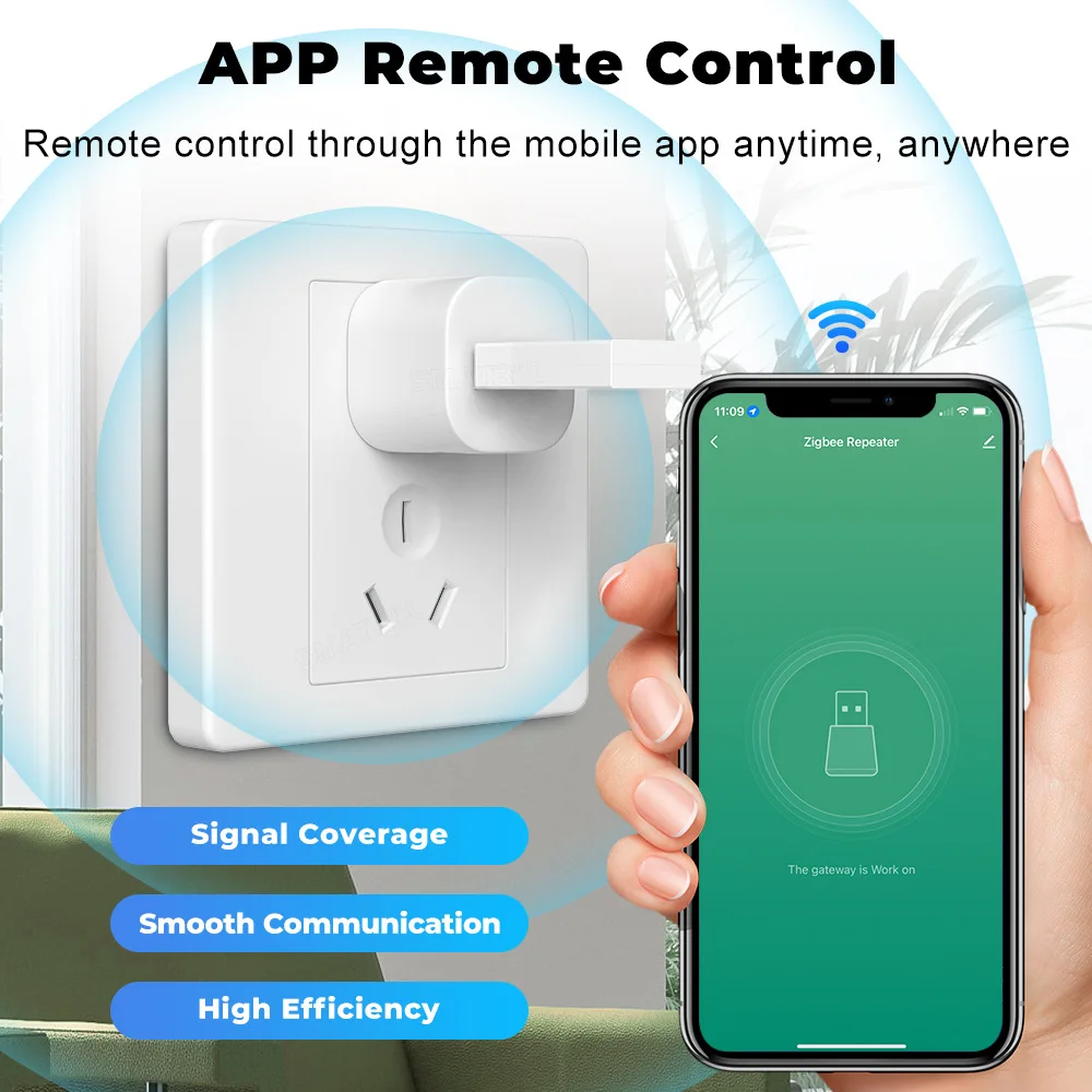 ZigBee 신호 리피터, USB 신호 증폭기 확장기, ZigBee 게이트웨이, 스마트 홈 장치, 스마트 라이프용 스마트 자동화
