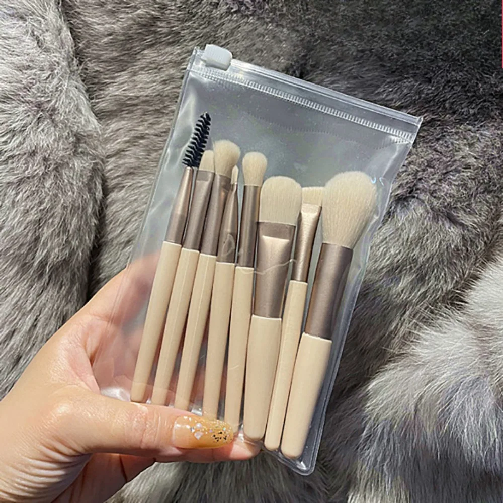 Makeup Brushes Set for Cosmetics Foundation Blush Powder Eyeshadow Kabuki Blending Makeup Brush Beauty Tool 8Pcs/Lot makeup brush set makeup brush makeup tool set makeup tool