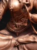 Red copper precision casting whiteness mother 7 inch 3 inch Buddha statue Tibetan desktop ornament Household offering bronze sta 4
