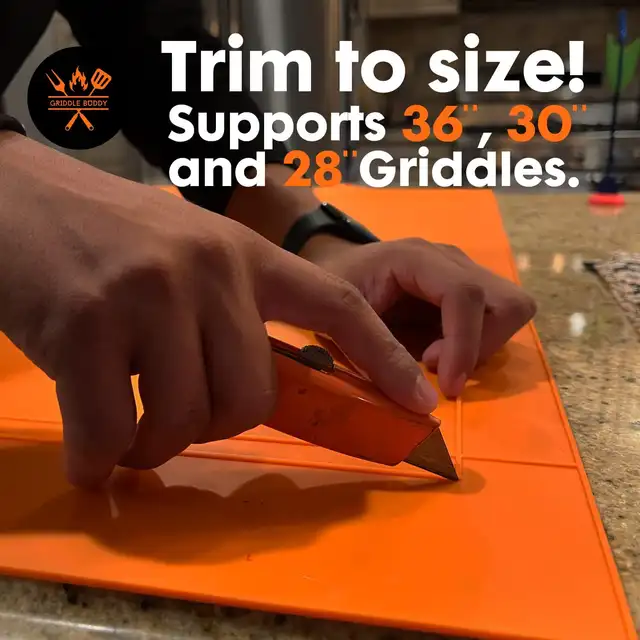 36 Hüvelykes Grill Szőnyeg Nagyteljesítményű Élelmiszer -Minőségű Szilikon Burkolat Egész Szezonban Bbq - Resizable - Image 4