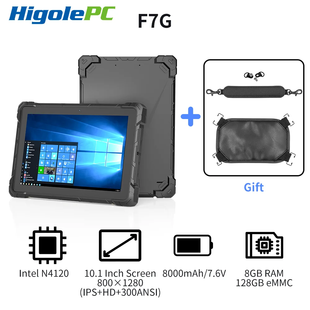 大特価❤️タブレット PC F7GA 10.1型 現場タブレット 防水防塵 お買い得 HigolePC タブレットPC F7GA 10 1型 現場タブレット 防水防塵