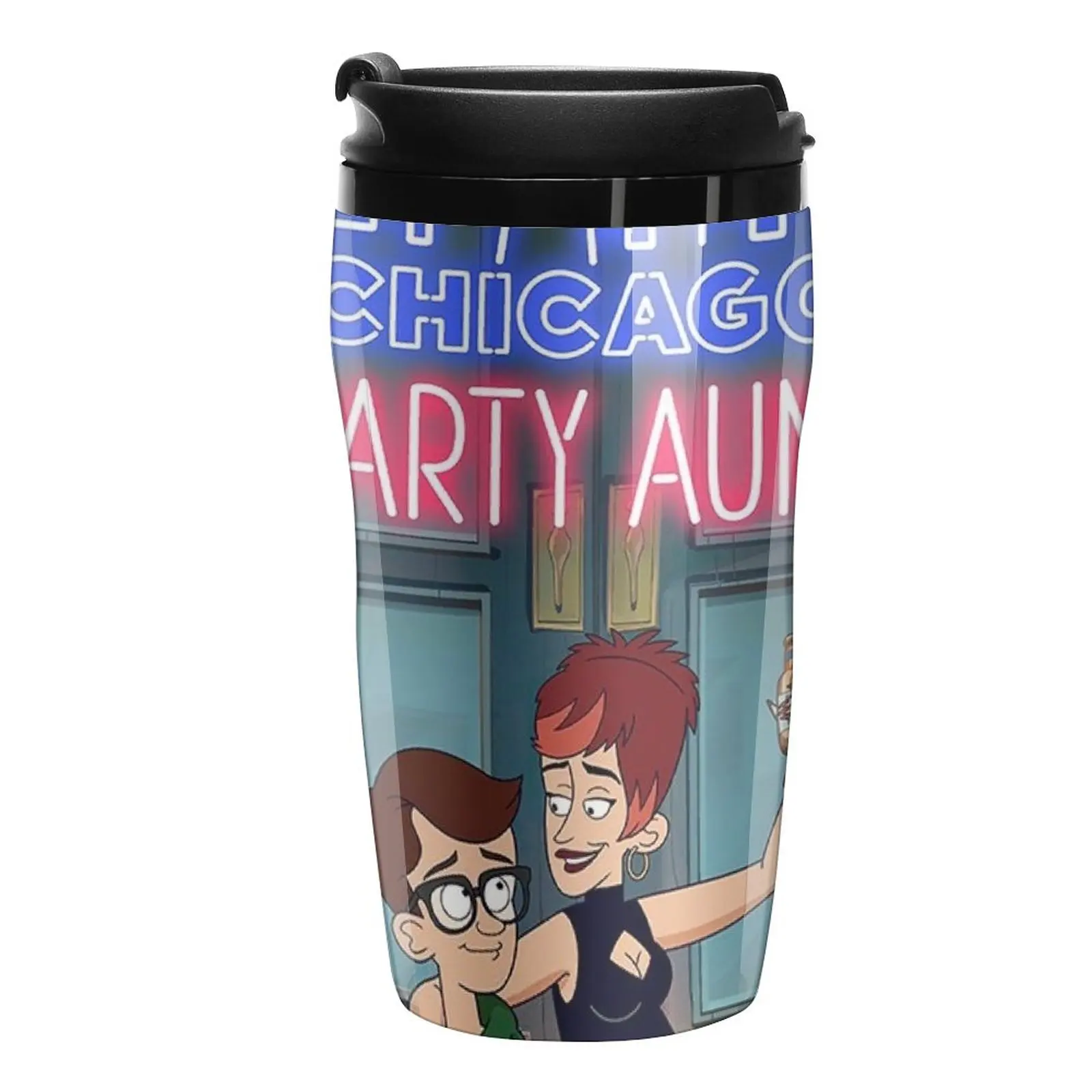 

New Chicago Party Aunt Travel Coffee Mug Coffee Thermal Cup Cup Of Coffee