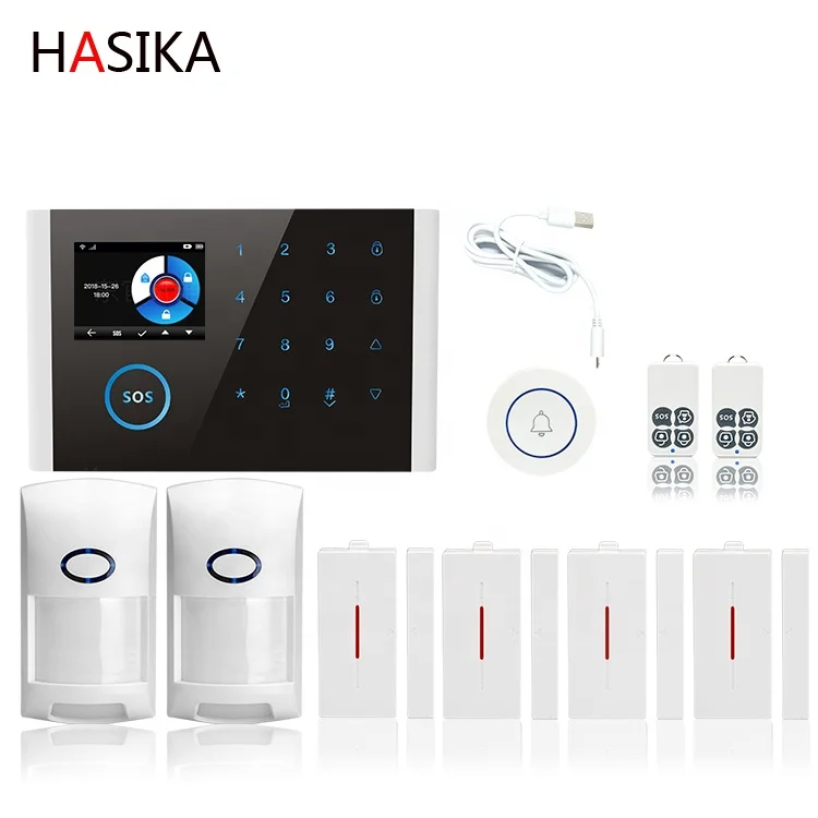 gsm wireless home burglar security  Ultra Office Security Burglar  Systems Kits  system smart  