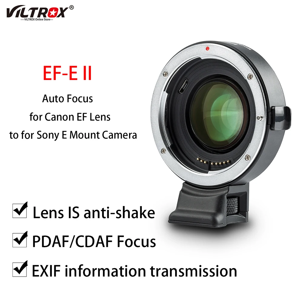 Viltrox Ef-E Ii Anello Adattatore Obiettivo Auto Focus Riduttore Speed Booster 0.71X Per Canon Ef To Per Sony E Mount Camera A9 A7Rii A640