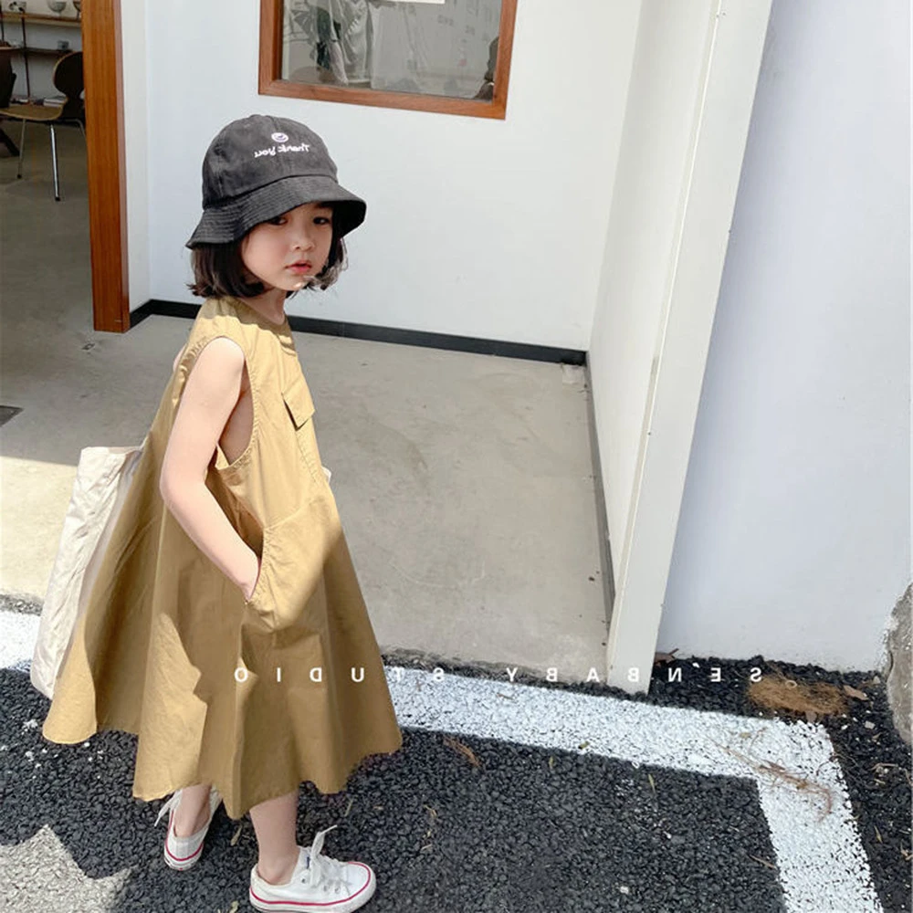Vestido de niña, chaleco para niños, falda de princesa sin ropa para grande, vestidos para de 4 a 6 años| | - AliExpress