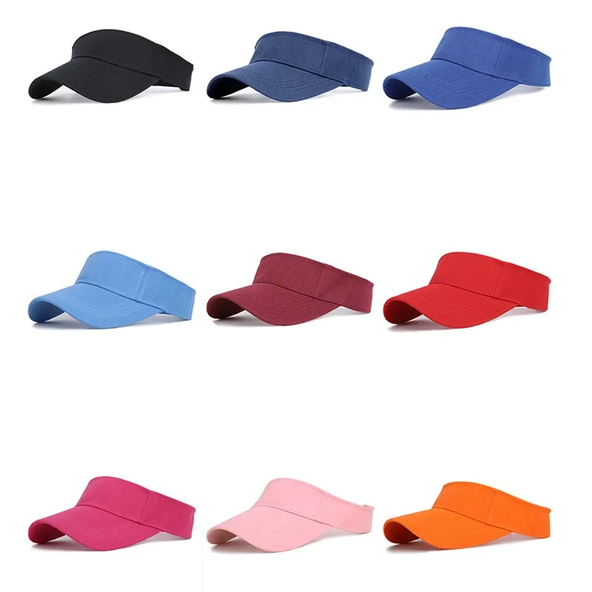 Tennis Caps Tennis Caps Men Women Adjustable Sport Headband Classic Sun Sports Visor Hat Running Caps Tennis Beach Hat Outdoor Sports