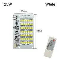 Panneau de lumière solaire LED 25/40/60/100W, 1 pièce, lumière blanche, panneau de Source de lumière haute luminosité avec télécommande SMD5730 3