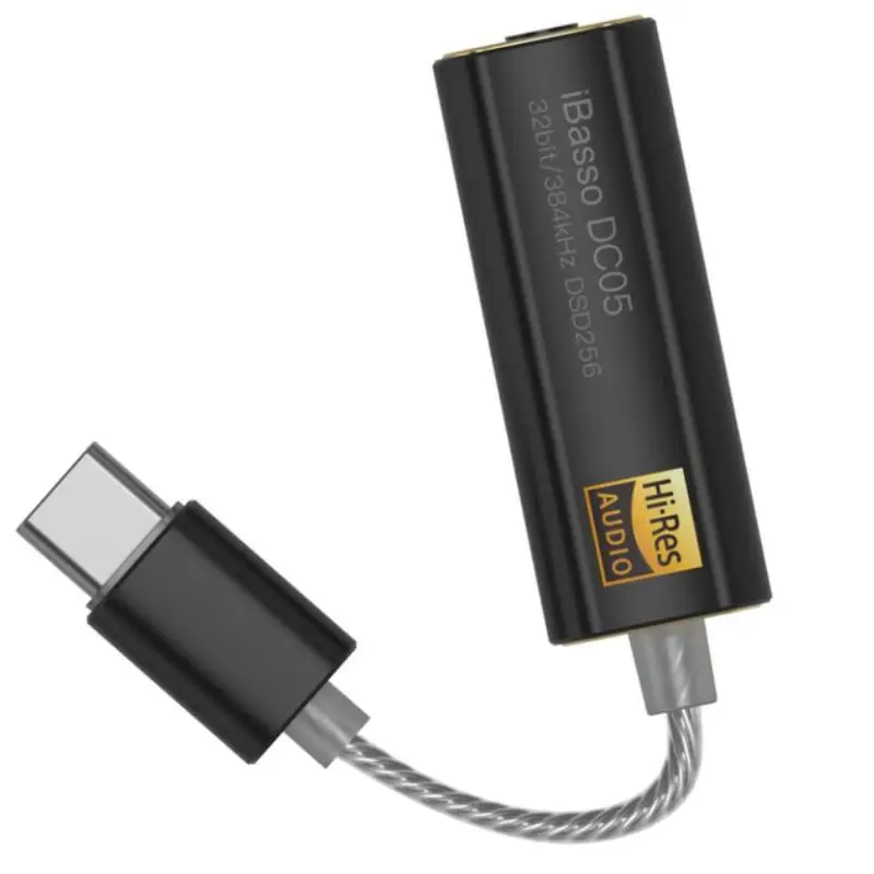 Новый ibasso DC05 Type-C до 3 5 мм усилитель для наушников USB DAC HiFi HiRes кабель адаптер