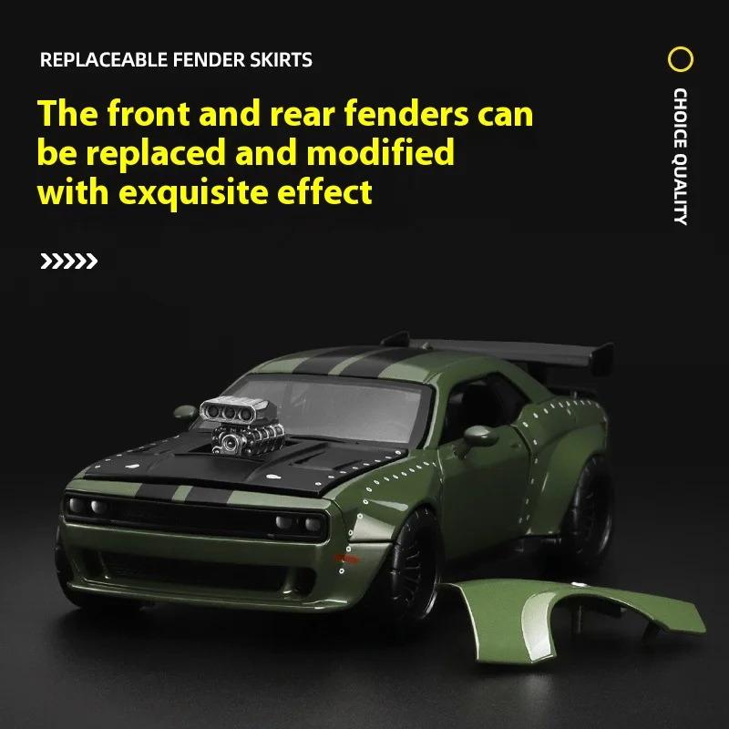 CCA 1:36 Dodge Challenger SRT JAILBREAK Assembled Modified Version