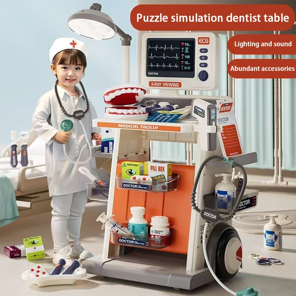 Kids Doctor Playset Medical Equipment Toy Kit