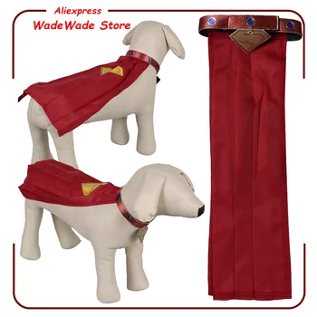 Cucciolo di cane Super Cosplay Uomo Pet Rouge Mantello Costume Abbigliamento Mantello animale Halloween Carnevale Party Suit Abiti Travestimento Regali