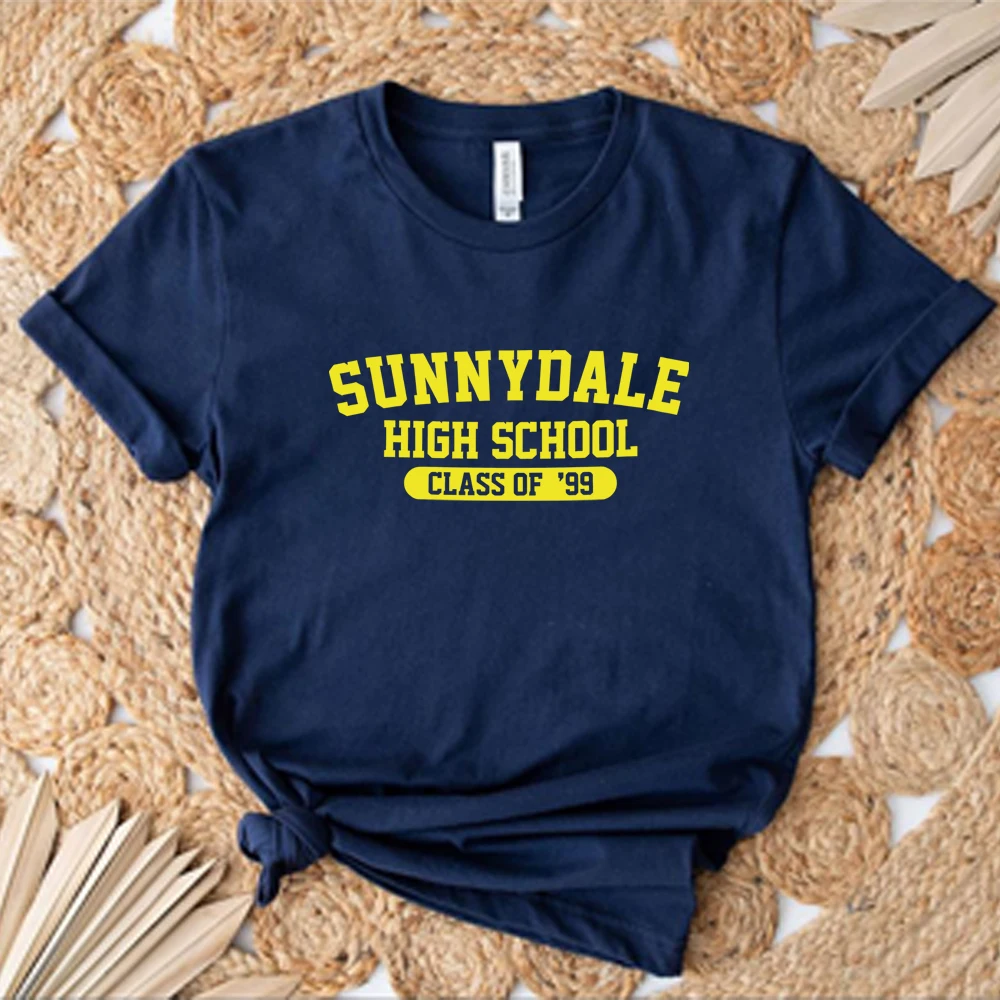 Sunnydale High School Class of '99 T Shirt Buffy The Vampire Slayer Shirt Aesthetic Sunnydale Tee Unisex Short Sleeve Tops 4