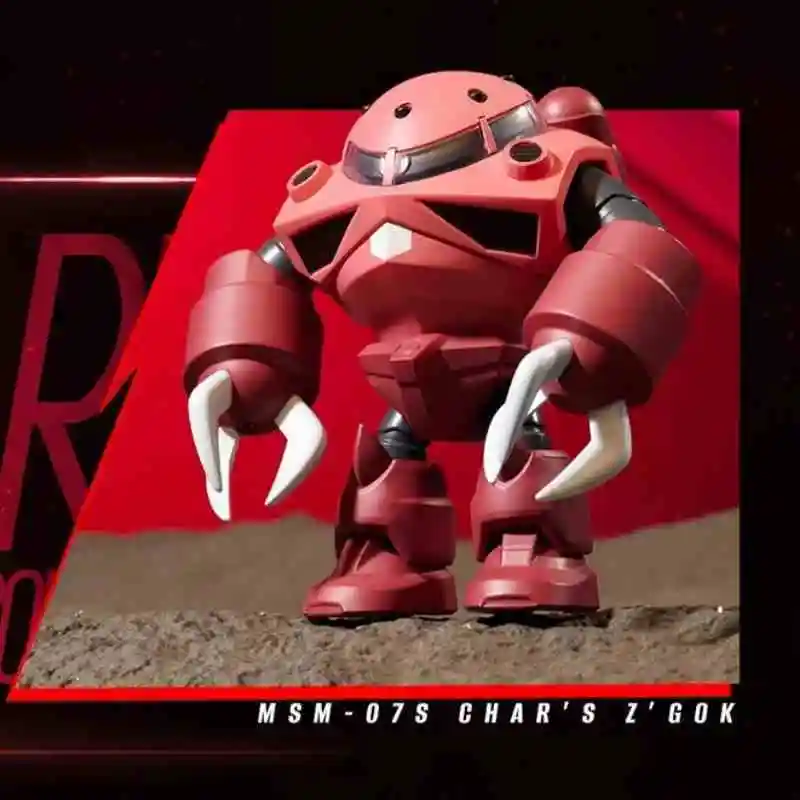 Hot Bandai New Qmsv Mini Series Gundam Char Custom Mobile