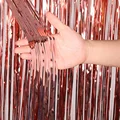 Glossy rose gold