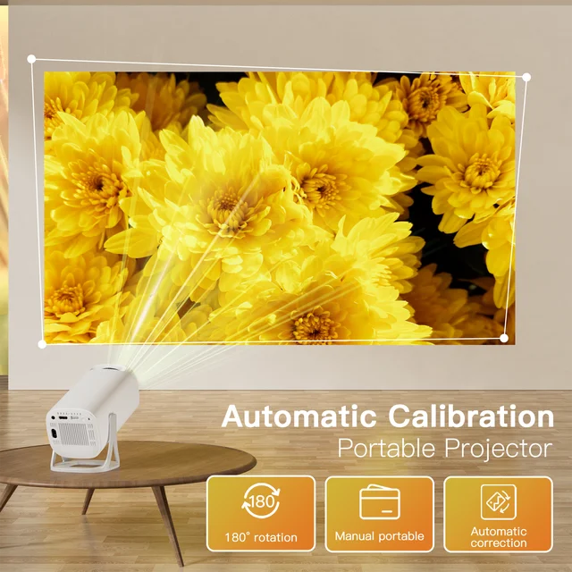 S40 Projector with WiFi 6 and Bluetooth, Projector 1080P Native 160 ANSI, Projector Compatible with Android Glow Party Supplies 3