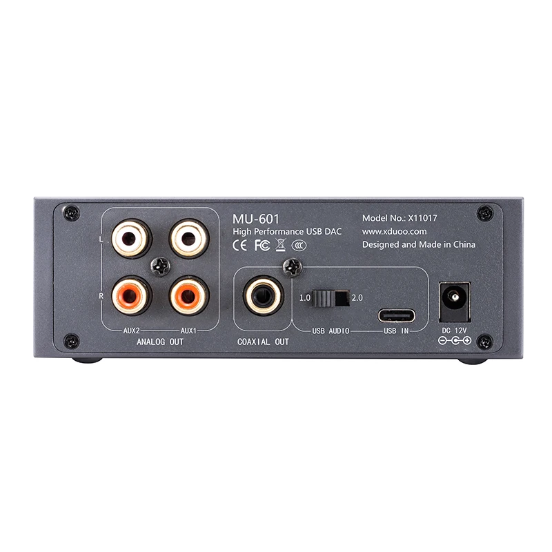 XDUOO MU601 미니 데스크탑 시리즈 USB 데스크탑 디코더 ES9018K2M 고성능 USB DAC MU601 PCM 384kHz/ DSD256 XDUOO MU-601