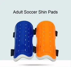 1 Pair Football Shin Pads Great Board PU Soccer Guards Leg Protector For Adult Protective Gear Breathable Shin Guard 7 Colors