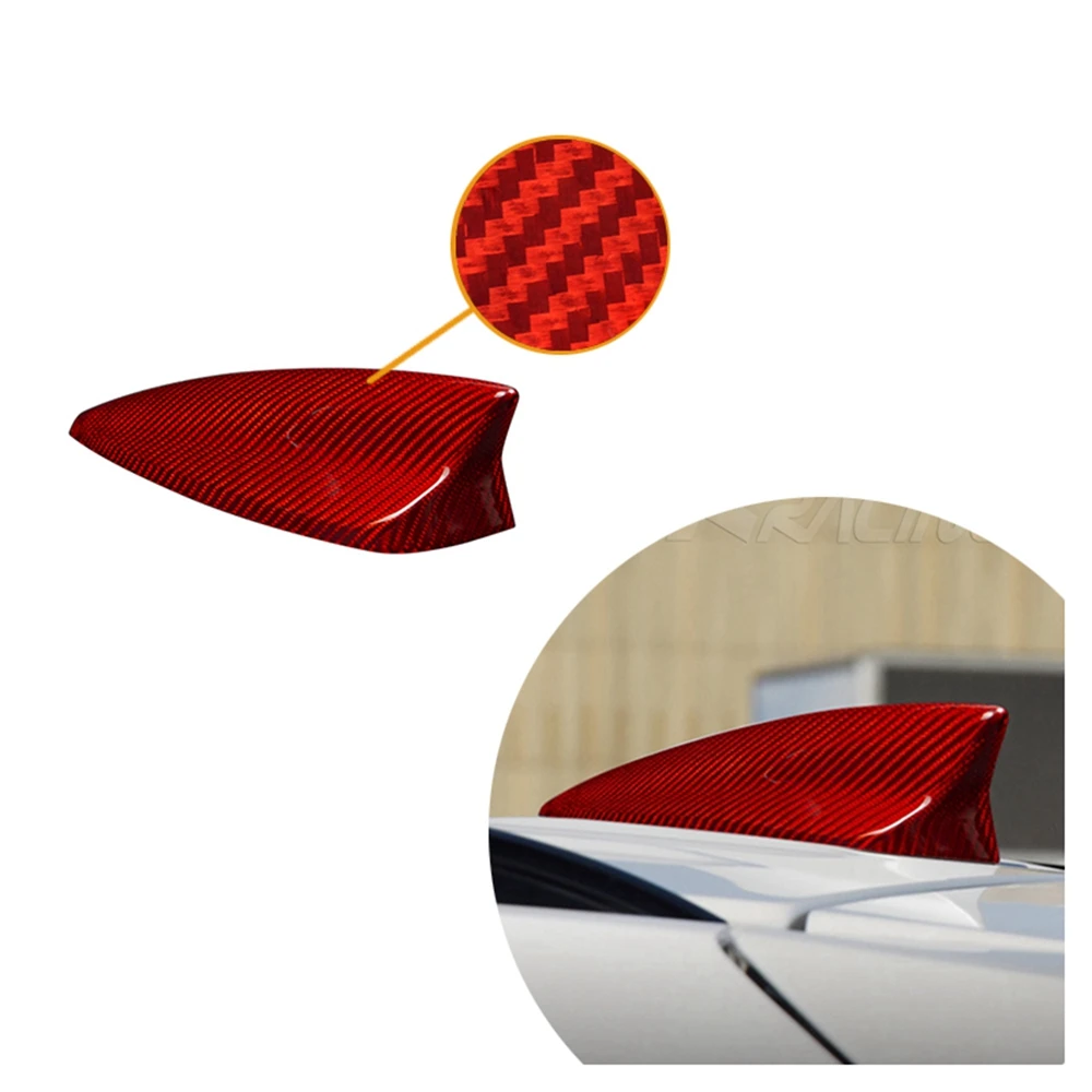 

Real Carbon Fiber Antenna Roof Shark Fin Cap Cover For Lexus LS 16-20