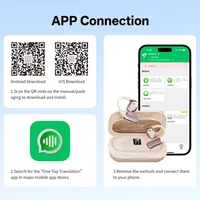 MSAI 138 Languages Wireless Translator Earbuds Multilingual Translate Bluetooth AI Headphones Tow Way Real Time Translation - Image 4