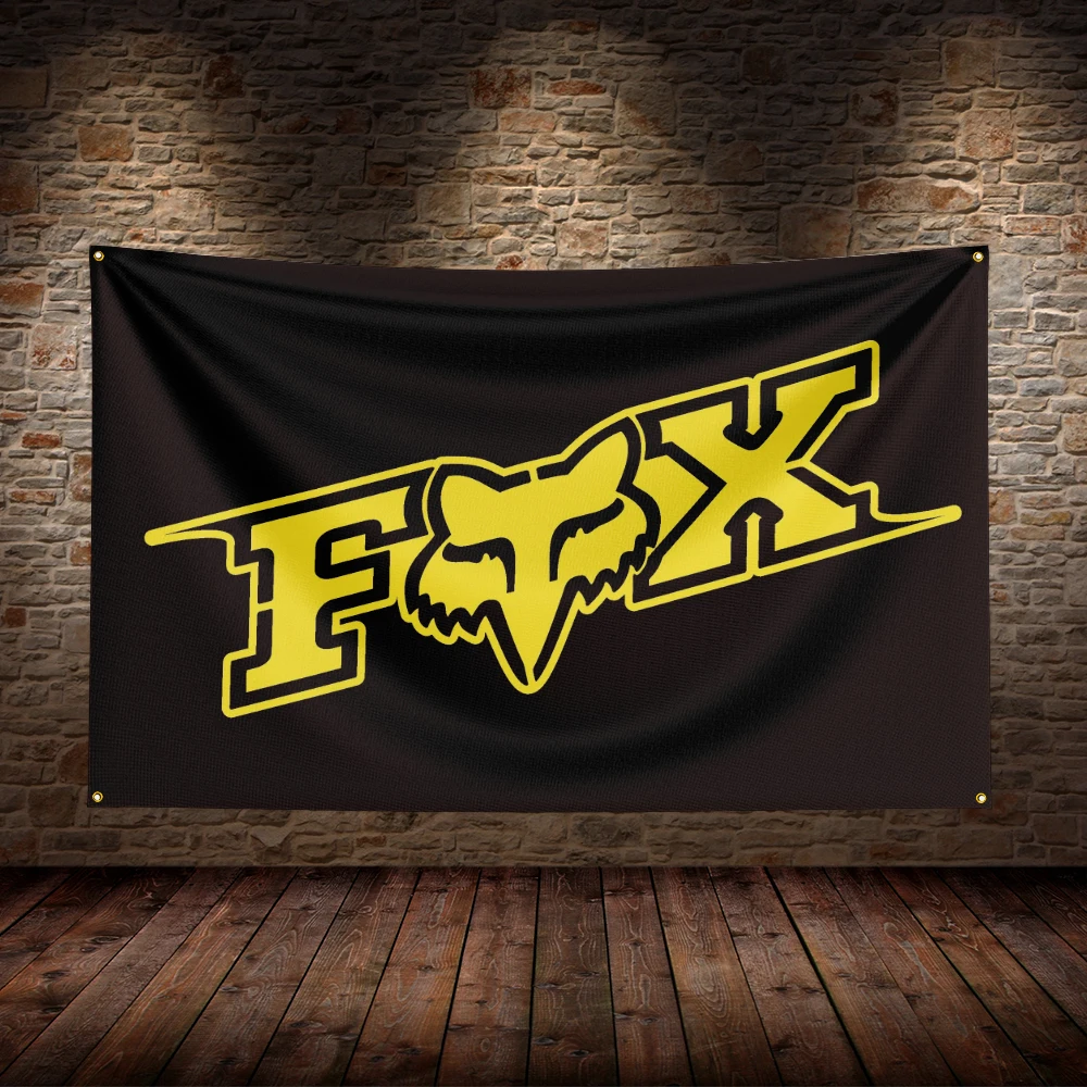 

3x5 Ft F-Foxs Flag Polyester Printed Car Flags for Room Garage Decor