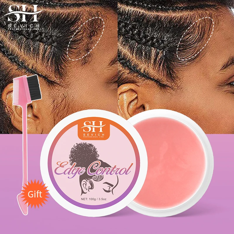 Controllo Del Bordo Dei Capelli Gel A Lunga Durata 100G Migliora La Cera Per Lo Styling Dei Capelli Disordinati Tames Frizz Bordi Gel Per Capelli Loc 