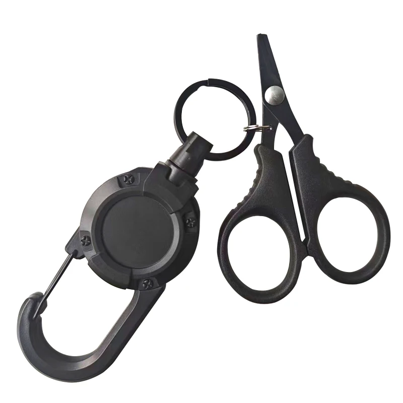 티타늄 코팅 스테인리스 스틸 낚시 가위 낚시 액세서리 도구, 야외 생존 도구, 사무용품 가위