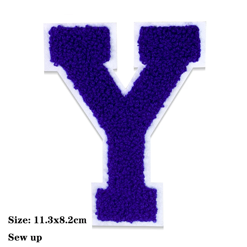 Brief EINE H Y M ICH Patch Englisch Icon Handtuch Bestickt Applique Patch Für Kleidung DIY Nähen-auf Patches auf die aufkleber – Detail 7