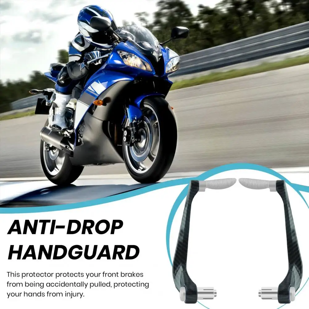 

Deform-resistant Hand Guard Motorcycle Hand Guard Aluminum Alloy Carbon Fiber Handlebar Brake Clutch Lever for Motorbike