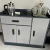 Nordic Simple Multi-functional Kitchen Cabinets Small Apartment Home Kitchen Cabinet Living Room Floor-standing Storage Cabinets 5