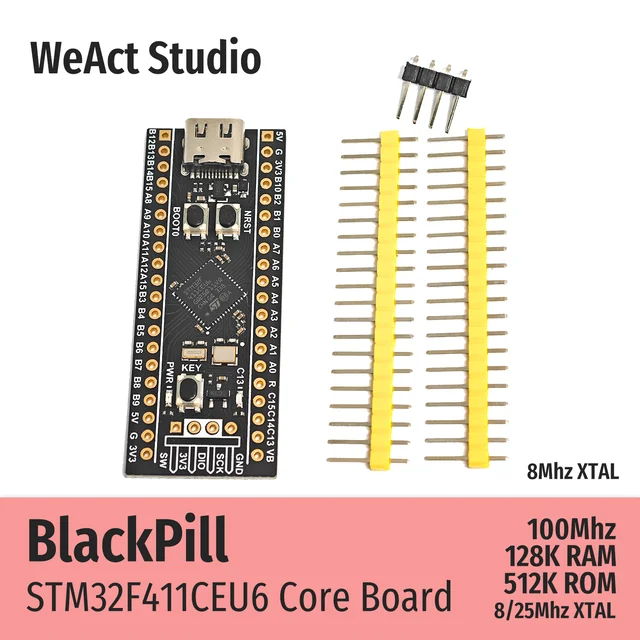 STM32F411CEU6 개발 보드: 학습 및 개발을 위한 강력한 플랫폼