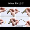 Xiaomi Metal Keychain Match Lighter Portable Retro Waterproof Lighter Emergency Survival Equipment Lighter Barbecue Camping Gift 5